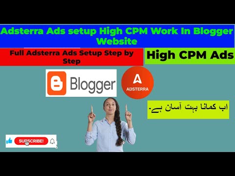 Adsterra Ads Setup In Blogger | Adsterra Ads Blogger Website Pe Lagane Ka Tareeka