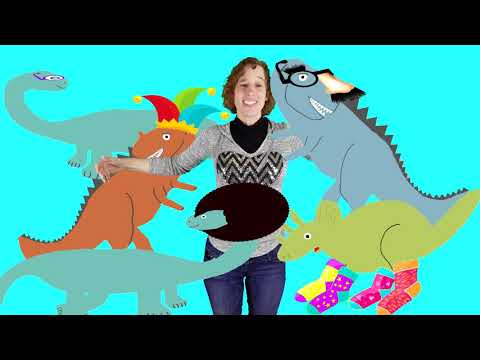 5 Gigantic Dinosaurs- Children's Song