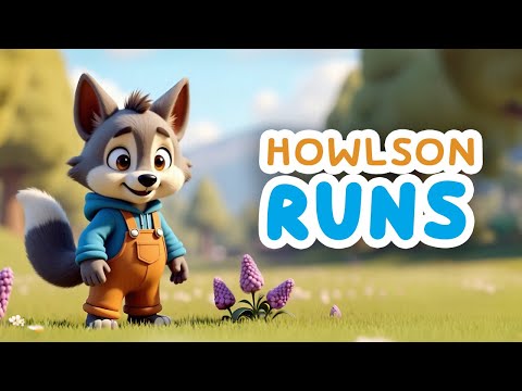 Howlson’s Big Adventure: Running Through the Forest of Colors! 🌸🌳|#KidsAdventure #NatureExploration