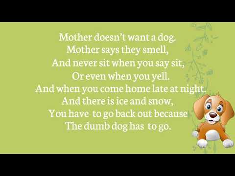 Mother Doesn't Want a Dog