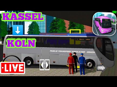 KASSEL - KLON | PUBLIC TRANSPORT SIMULATOR COACH | ANDROID GAMEPLAY