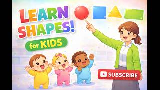 “Shapes for Kids | Circle,Square,Triangle,Rectangle | Preschool Learning Song @MimiVerse.Channel