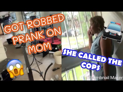 WE GOT ROBBED PRANK GONE WRONG (MOM CRIES)