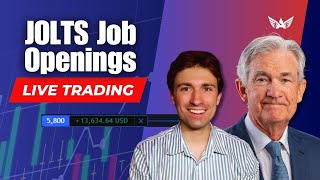 Live Trading JOLTS Job Openings GOLD, USD, SPX500 & More!