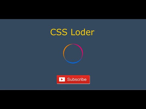Colorful Loader With Pure CSS.