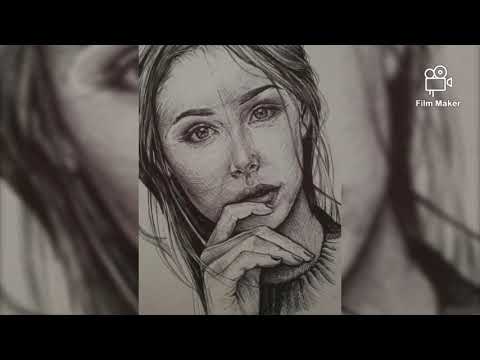 #howtodaw a face with pen only