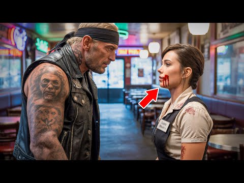 Hell’s Angel Biker Noticed the Waitress’s Bruises — His Next Move Stunned Everyone