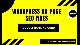 I will fix wordpress SEO issues to help it rank better