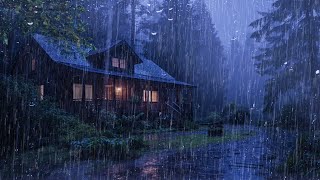 Perfect Rain Sounds For Sleeping -  99% Sleep BETTER - Relaxing Rainstorm Sounds