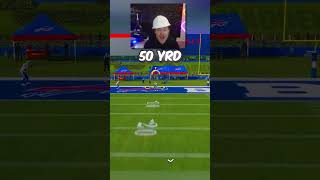 How Far Can A 1 FOOT Josh Allen Throw a Football? #nfl #nflfootball #viral #madden #madden26