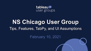 North Suburban Chicago Tableau User Group - February 10, 2022