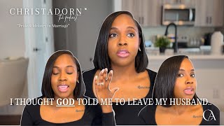 There Is An Attack On Marriages.. My Testimony Of Marriage Restoration | CHRISTADORN S2Ep1|