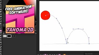 Tahoma2D/OpenToonz: motion tween arc paths with a guide