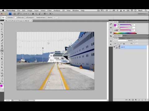 Photoshop tutorial - How to erase background from a photo