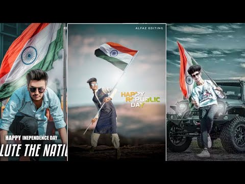 Happy republic day||what'sustatus telugu editing kinemaster editing||see untill the end