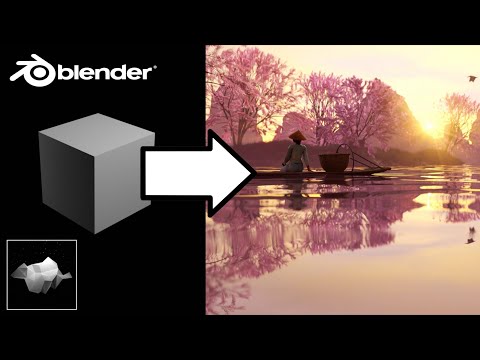 Scene Breakdown: Dreamy Lake Environment in Blender