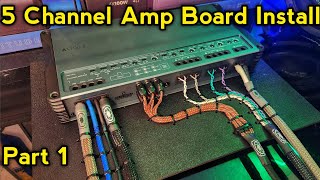 How To Install Speakers TO A 5 Channel AMPLIFIER