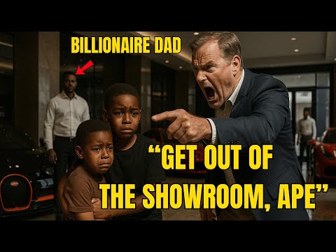 He Kicked Two Black Kids Out of a Luxury Showroom — Not Knowing Their Father Owned the Car He Mocked