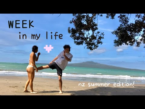 nz week in my life: beach dates, going out with best friend, working at cafe