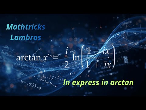 ln express of arctan #Calculus #MathTricks #APCalculus #STEM #StudyWithMe #AncientWisdom