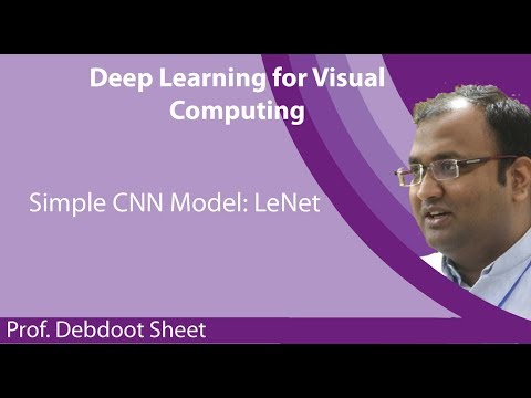 Lecture 27 : Simple CNN Model: LeNet