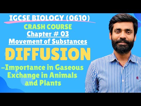 IGCSE Biology| Chapter #03 Movement of Substances(Diffusion)