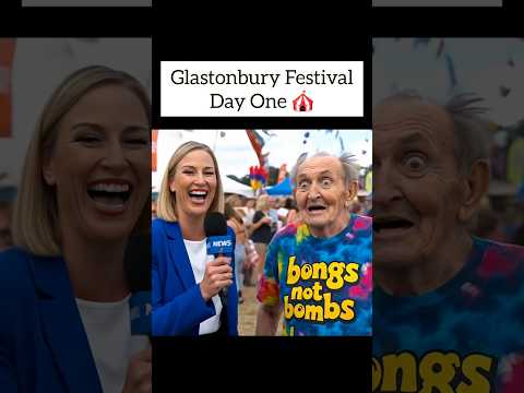 Glastonbury Festival Day One 😅  (Veo 3)