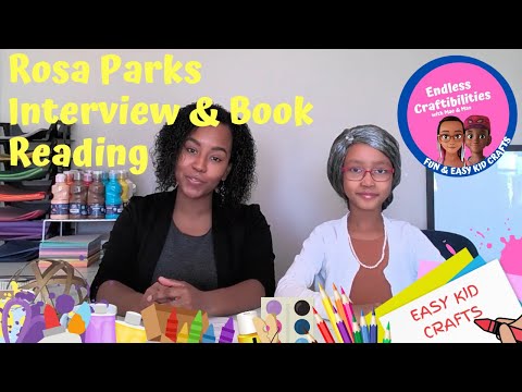 Rosa Parks Series Intro: Interview & Book Reading Series Pt 1 #BlackHistoryCraft #BlackHistoryMonth