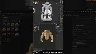 full tutorial on my YouTube 🙏 #art #artist #viral #3dmodelingtips #3d #shorts #3dprinting #3dartist