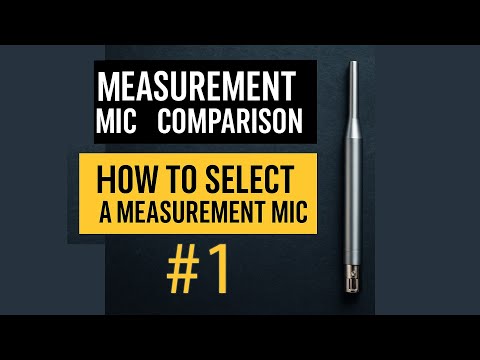 How to Select the Best Measurement Microphone