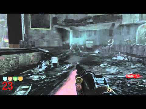 Black Ops Zombies Wall Shot gun Challenge Part 6/9 Kino Solo
