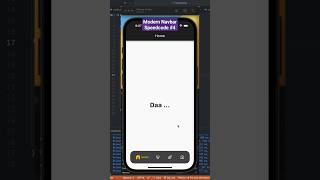 Flutter Modern Navbar Speecode PART IV #flutter #appdevelopment #speedcode #navbar