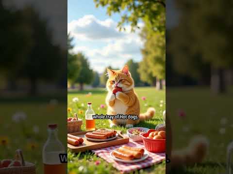 Cat Steals Hot Dogs | Karma Serves Him Instantly! #shorts