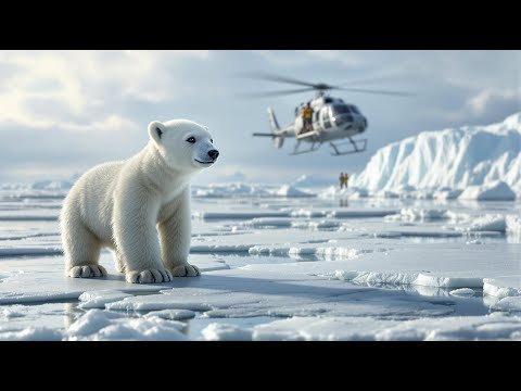 Polar Bear Cub’s Last Chance: Saving Her from Melting Glaciers | Animal rescue | Humanity Tales