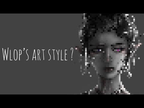Trying Wlop’s art style [ Speed paint ]