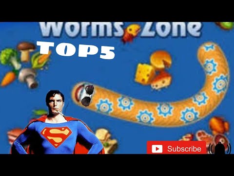 Top#5 Cacing Paling Tangguh!! 515,155+ Rekor - WORMS.ZONE Indonesia - YouTube