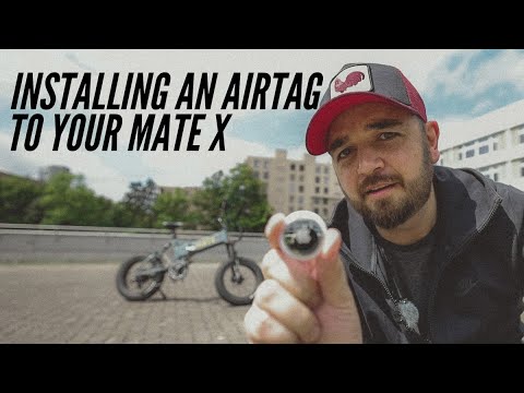 Adding an Airtag to your MATE X Bike - The best method I’ve seen so far.