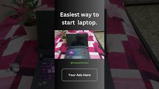 Kaise ON Karein Laptop: Genius Hack Ya Simple Trick?🤔 #LaptopMagic #ButtonSeJadoo #SimpleTechTricks