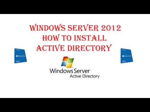 Windows Server 2012 How To Install Active Directory