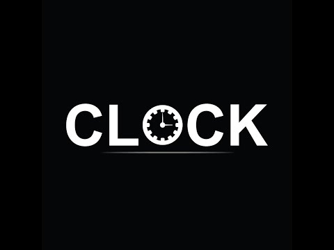 Clock logo design - Adobe illustrator #shorts