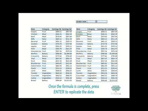 How to add a Search Bar in Microsoft Excel | The Excel Lab #microsoft #excel #course #tutorial