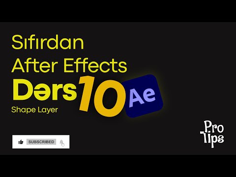 #10 Sıfırdan After Effects | Shape Layers