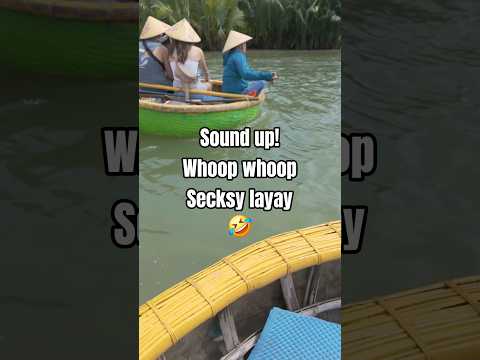 Coconut boat ride comes with a live soundtrack 🎶 … Hey sekky ledee! 🥥😂 #familygonomad #viral