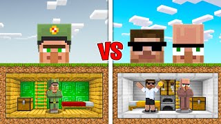 Carry Doorbin vs Army Sir : Security Base Challenge in Minecraft!!