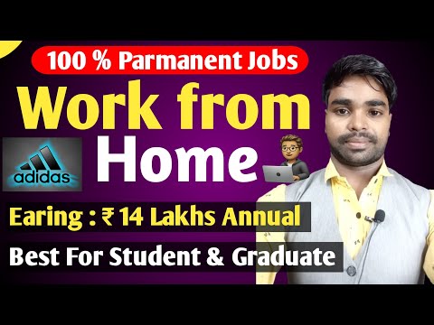 Parmanent Work from home Jobs 2024 | Part Time Side Income | Addidas & Digital Marketing Manger.