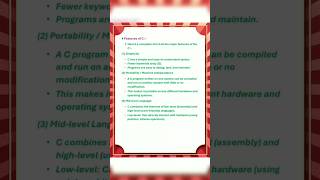 Complete C Notes Series  !!  Part 2 🖥️ #shorts  #programming #cprogramming #programmer #coder