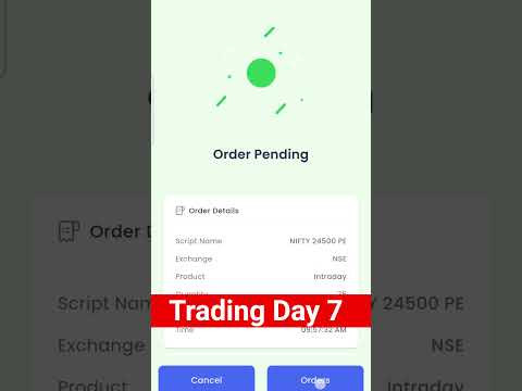 Day 7 Trading Challenge #nifty #intradaytrading #stockmarket #challenge #trendingshorts