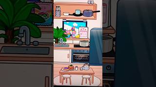 free kitchen home design in toca boca ❤️💜