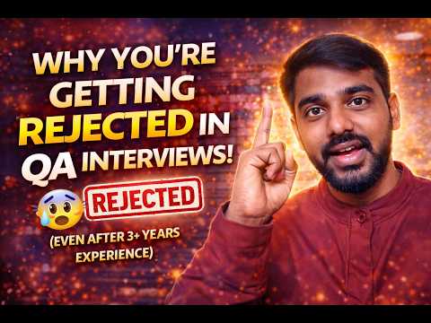 👉 “Why You’re Getting Rejected in QA Interviews (Even After 3+ Years Experience) 😳”
