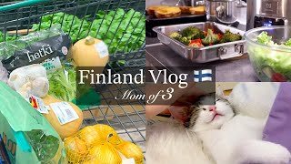 Grocery Shopping at Prisma | Cooking Slow cooker Bolognese | Mom of 3 Life in Finland Vlog 🇫🇮